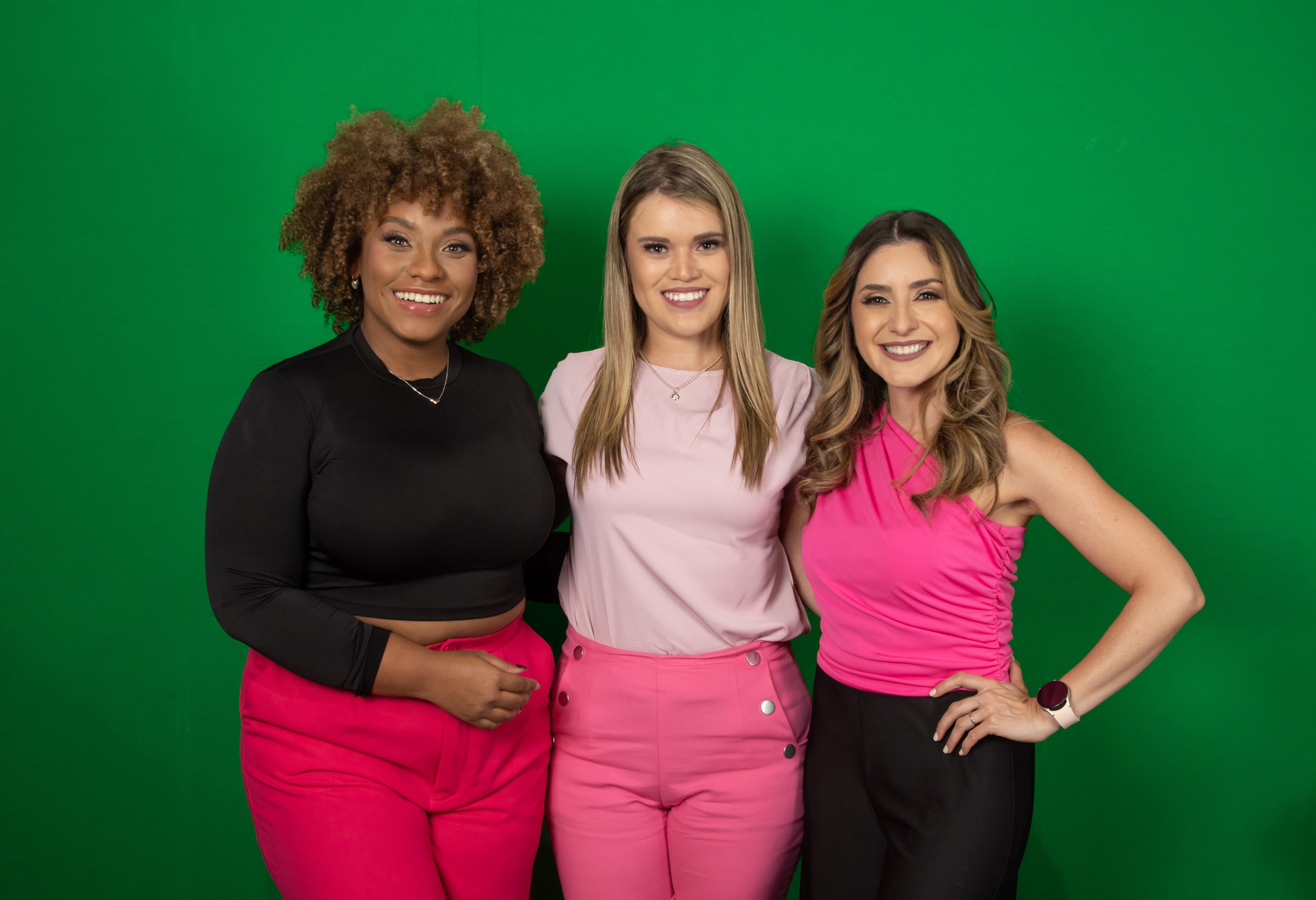Natalia Monge, Rose Davis y Adriana Hernández