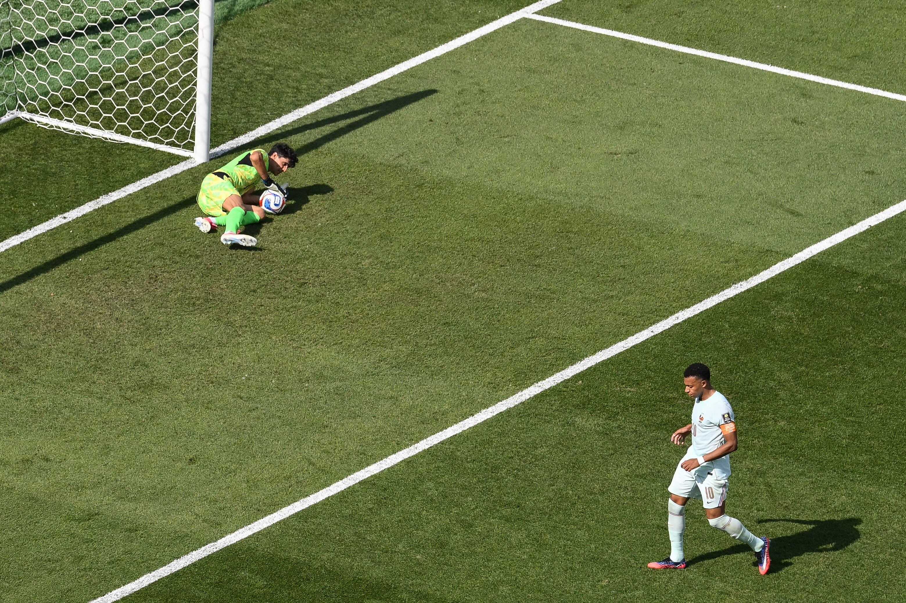Francia vs Marruecos, cuartos de final de la Copa del Mundo.