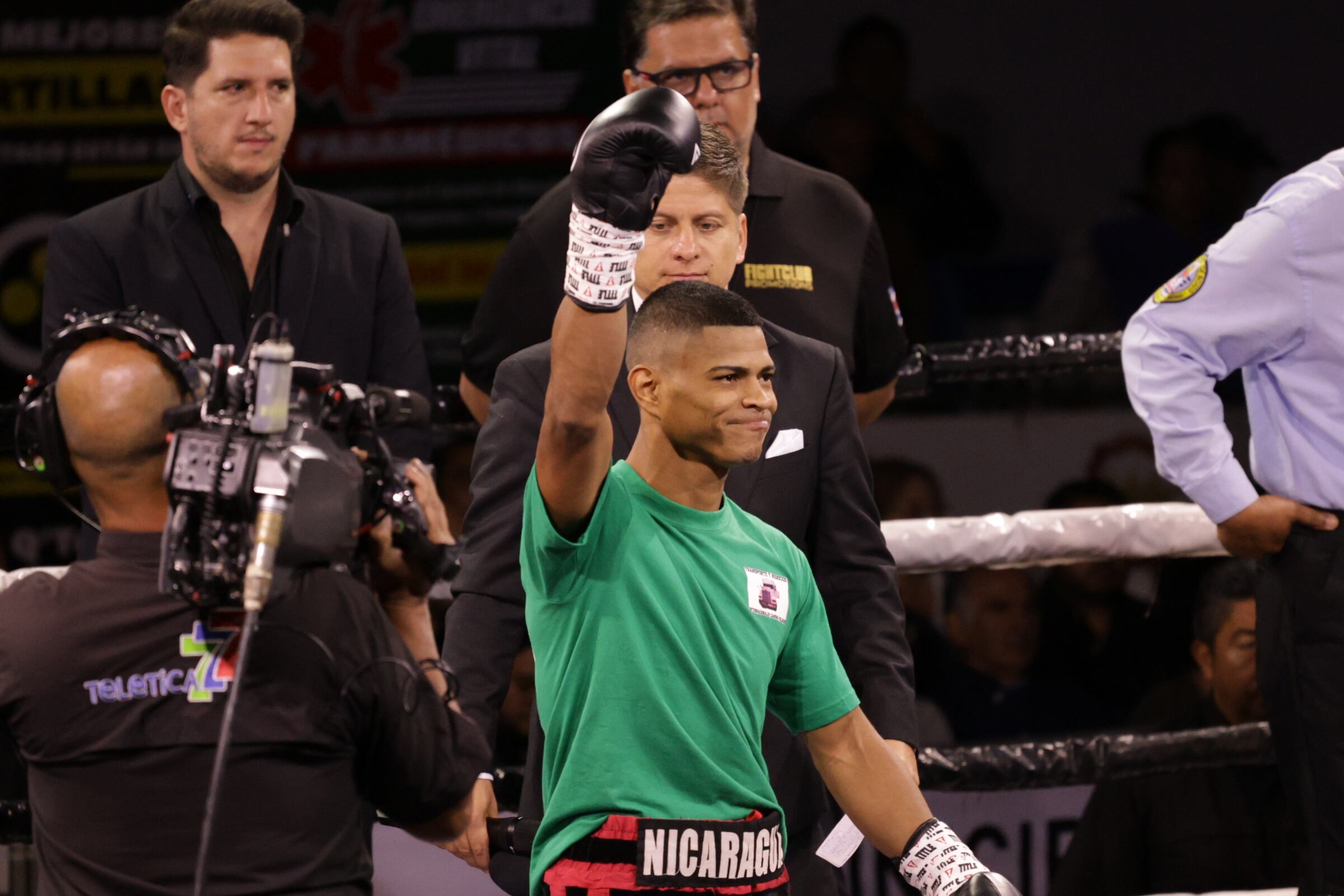 07/03/2025, Cartago, Polideportivo de Cartago, pelea por el campeonato mundial de la WBA, entre David “Medallita” Jiménez y Kevin Lara.