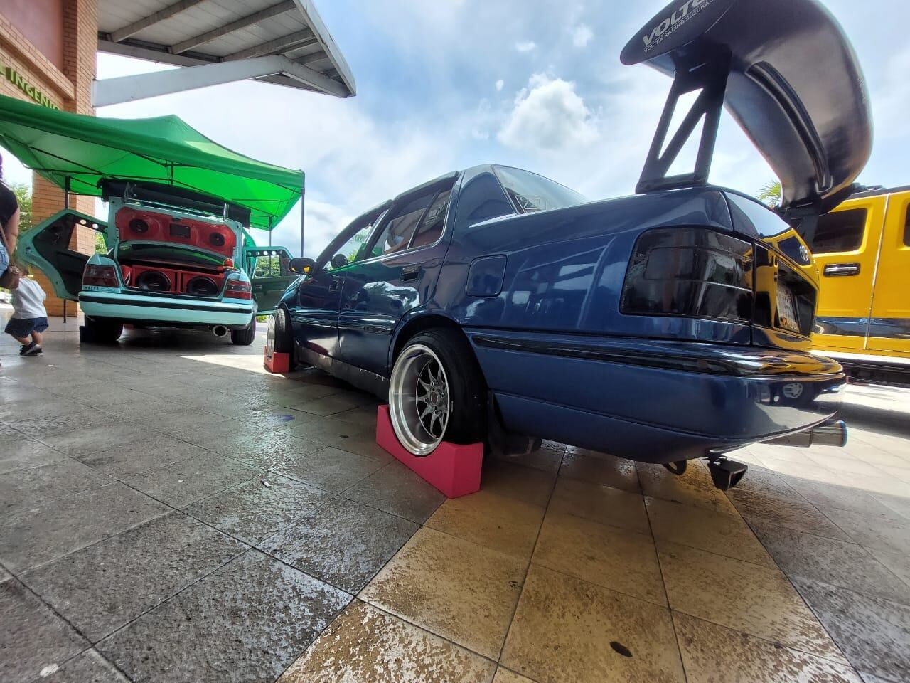 Luis Alejandro Jara es dueño de un Hyundai Excel 92. Foto: Cortesía