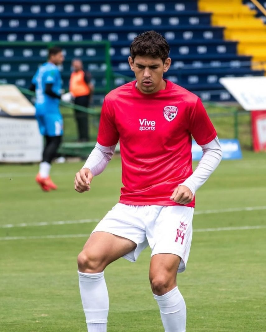 Gustavo Méndez, mediocampista de Santos sueña con llegar a la Selección Nacional. Instagram Gustavo Méndez.