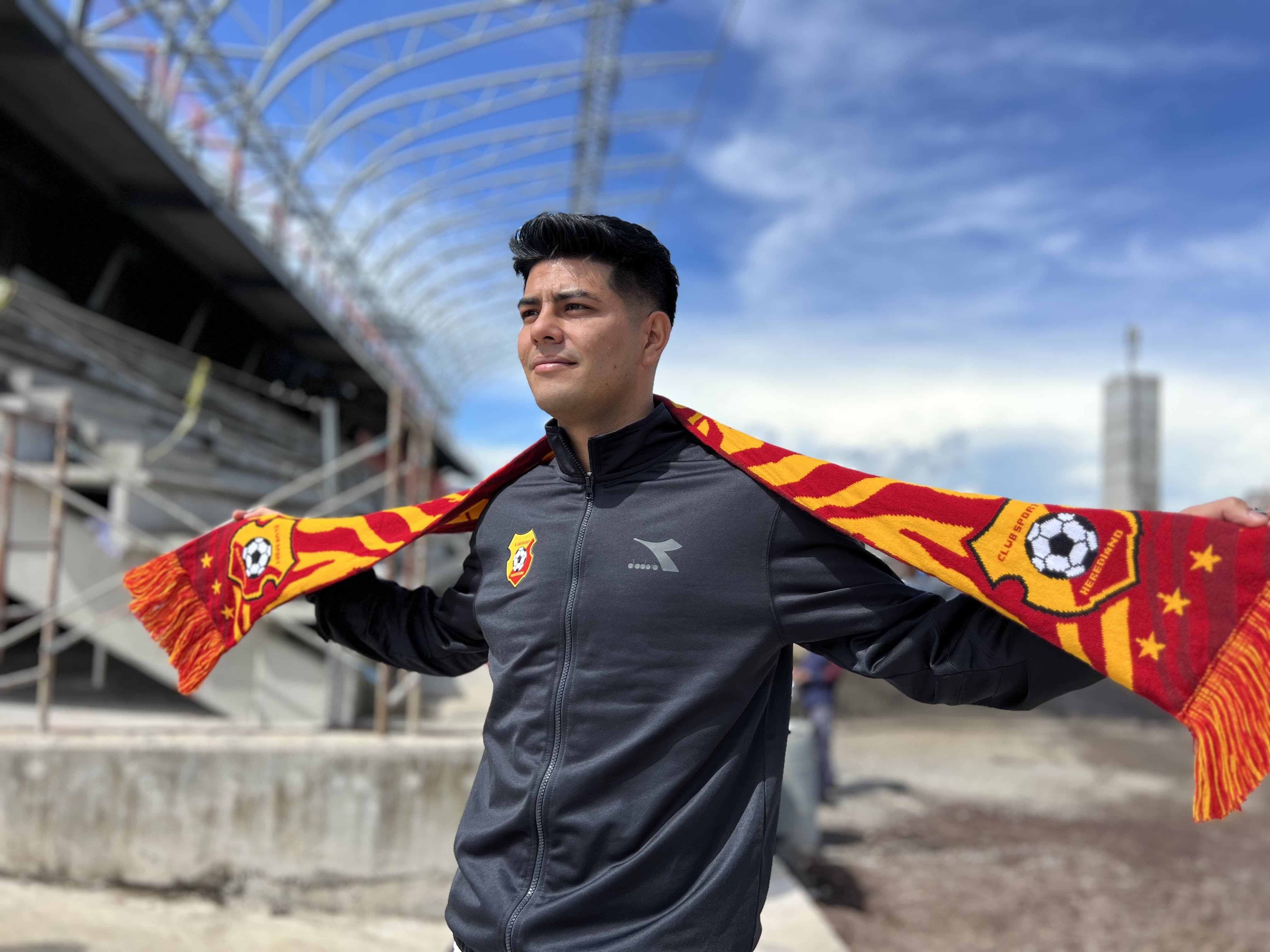 Joshua Navarro, nuevo jugador del Herediano se confiesa. Prensa Herediano.