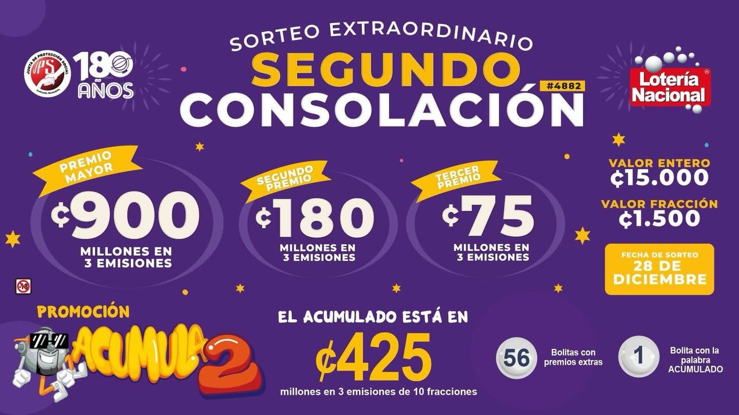 Segundo sorteo consolación JPS