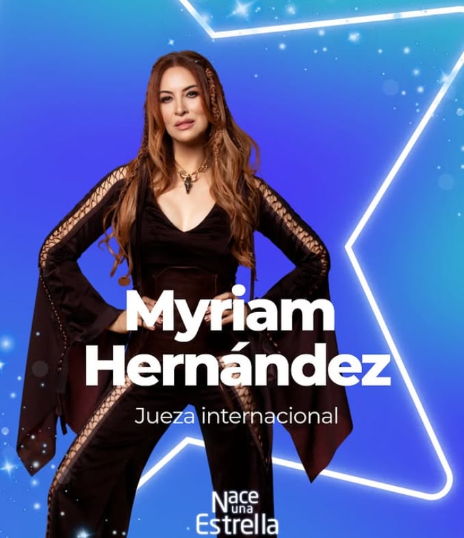 Myriam Hernández, nueva juez de Nace una estrella, sétima temporada.