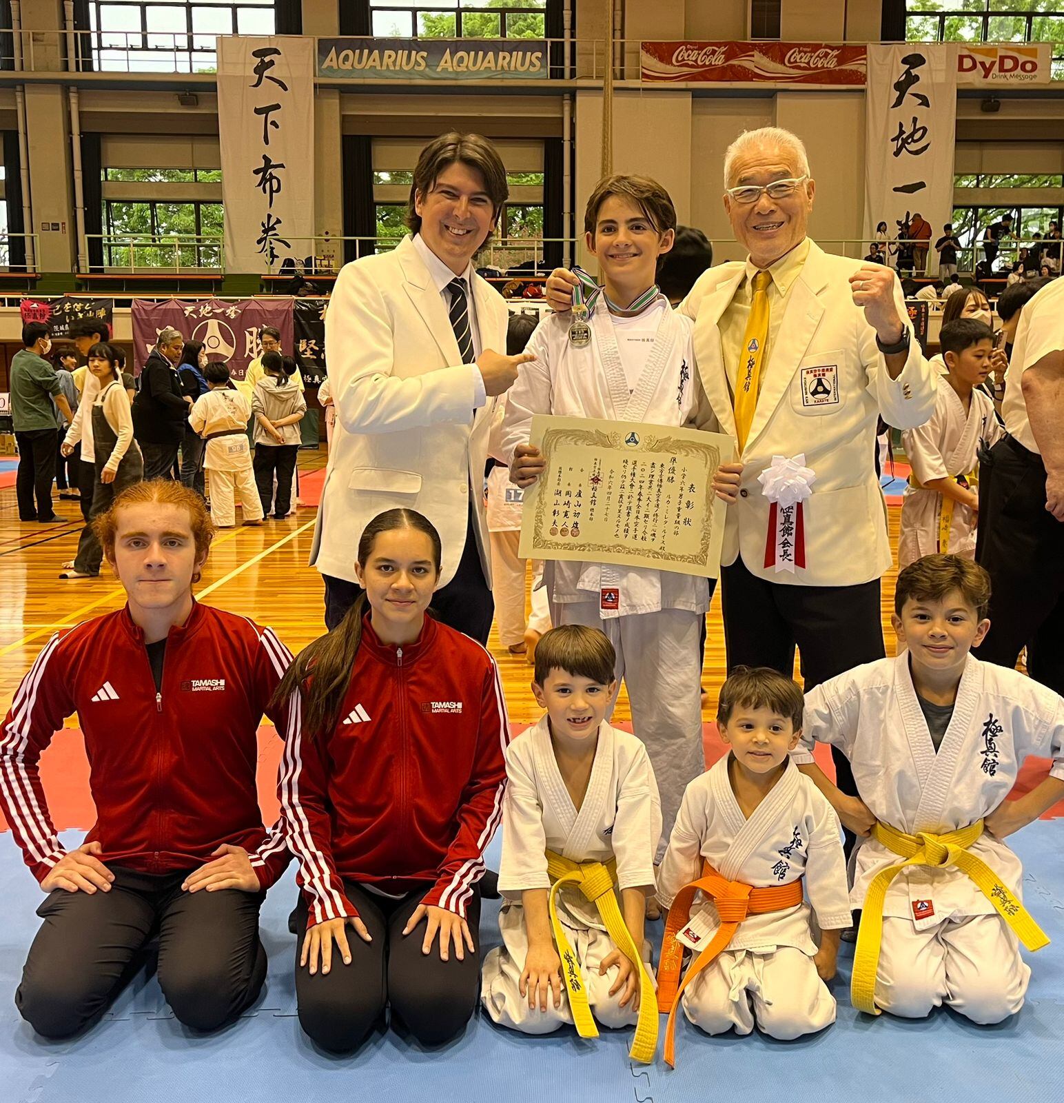 Luka Mileta, segundo lugar en Japón, karate Kyokushin