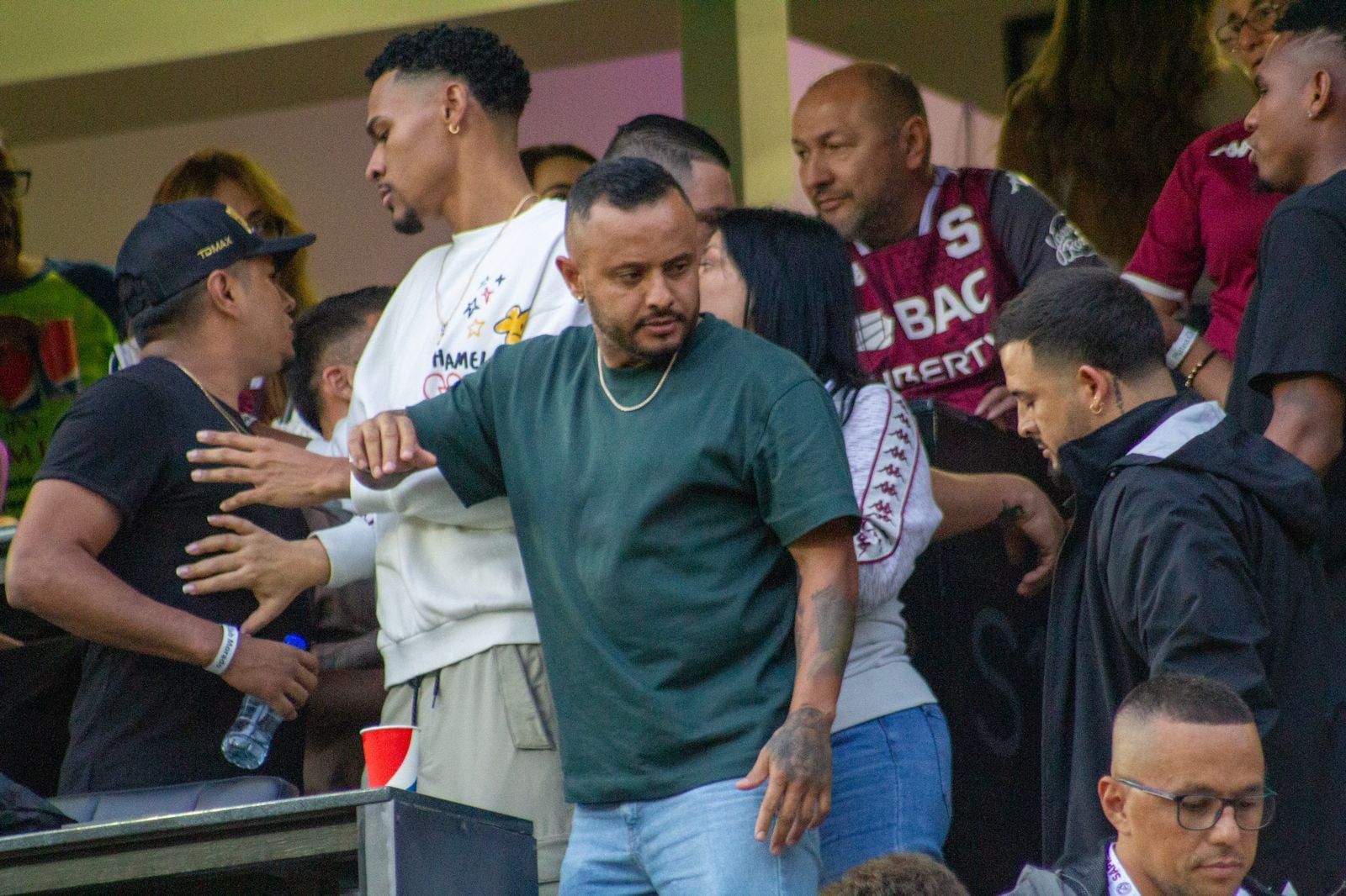 A los pocos minutos el pleito se controló. Foto: Ascenso Total cortesía.