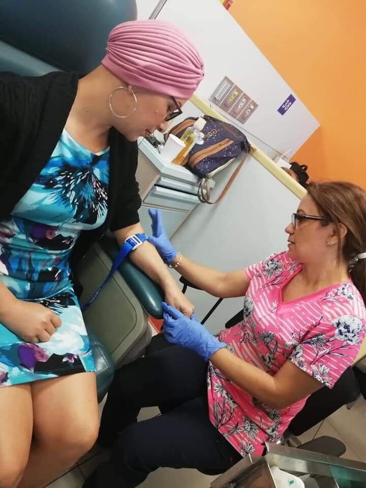 Yansy Rodríguez lucha contra el cáncer desde el 2016 y en pleno tratamiento se enteró de que estaba embarazada. Cortesía.