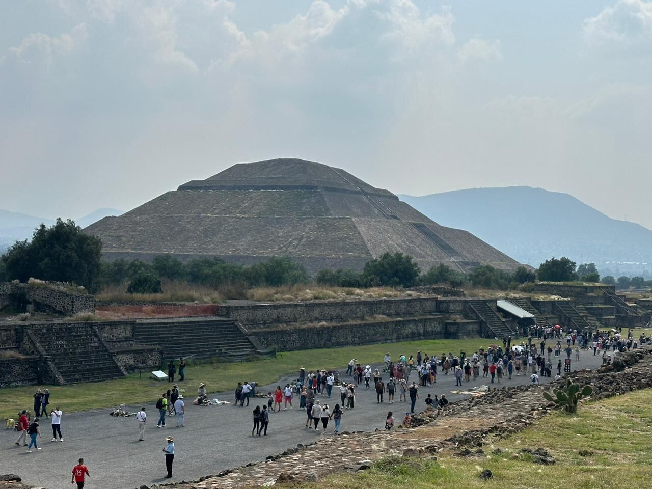 La pirámide del Sol es la más grande.