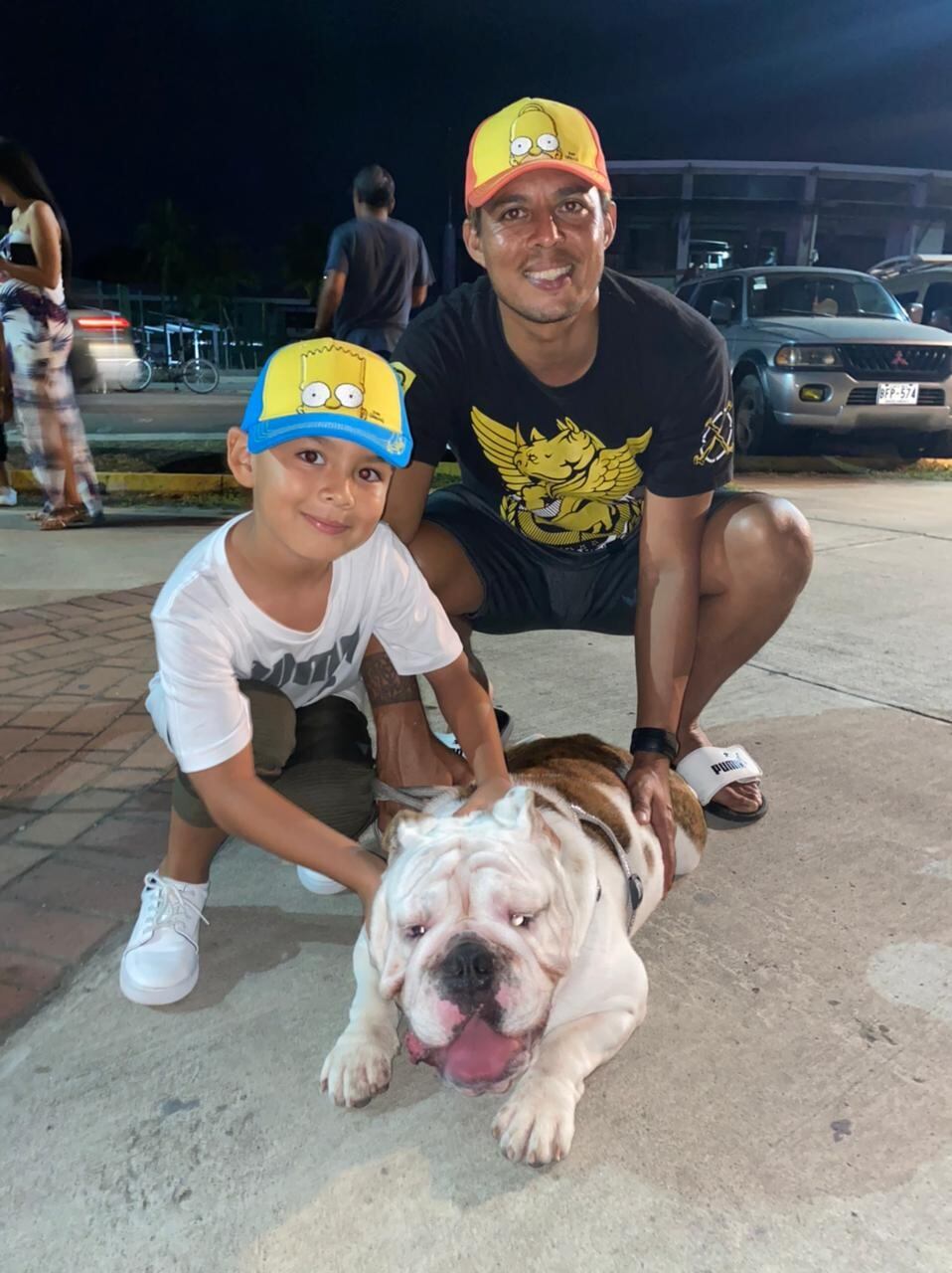 Chase, perrito del portero Víctor Bolívar, que murió por una pedrada. Cortesía