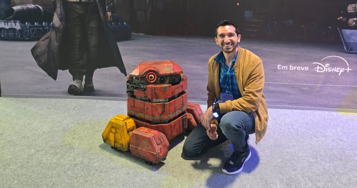 Periodista Juan Carlos Zumbado, de Más que noticias, en el evento D23 de Disney