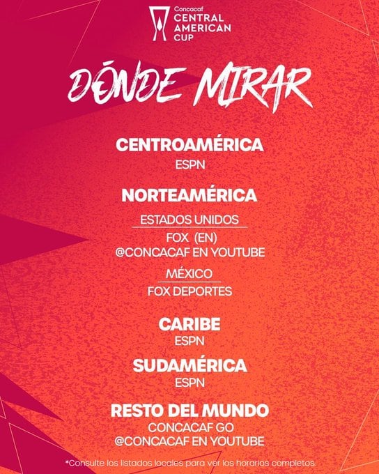 ALajuelense y Antigua se transmitirá por estas señales. Foto: X Concacaf.