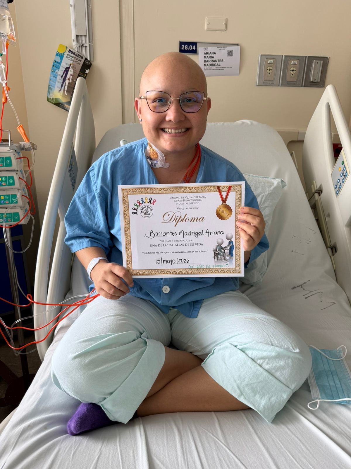 Adriana Barrantes, sobreviviente de cáncer cuenta su testimonio