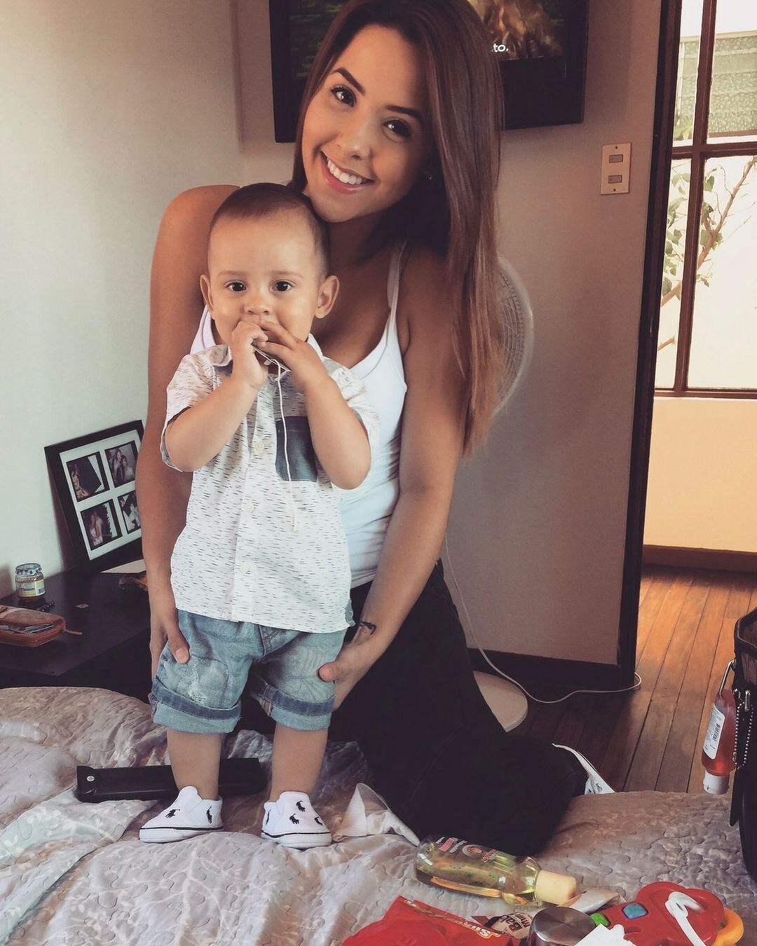 Keyla Sánchez, presentadora de canal 7