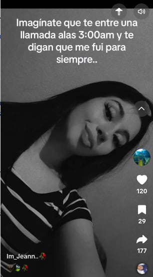 La joven publicó el video meses antes de su trágica muerte.