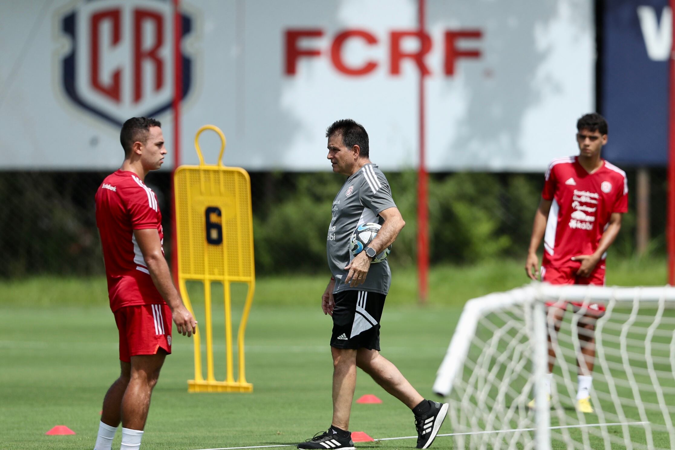 10/10/2023, Alajuela, Proyecto Gol, entrenamiento dela selección sub 23 con Claudio Vivas cómo entrenador interino previo al los fogueos ante Colombia sub 23.