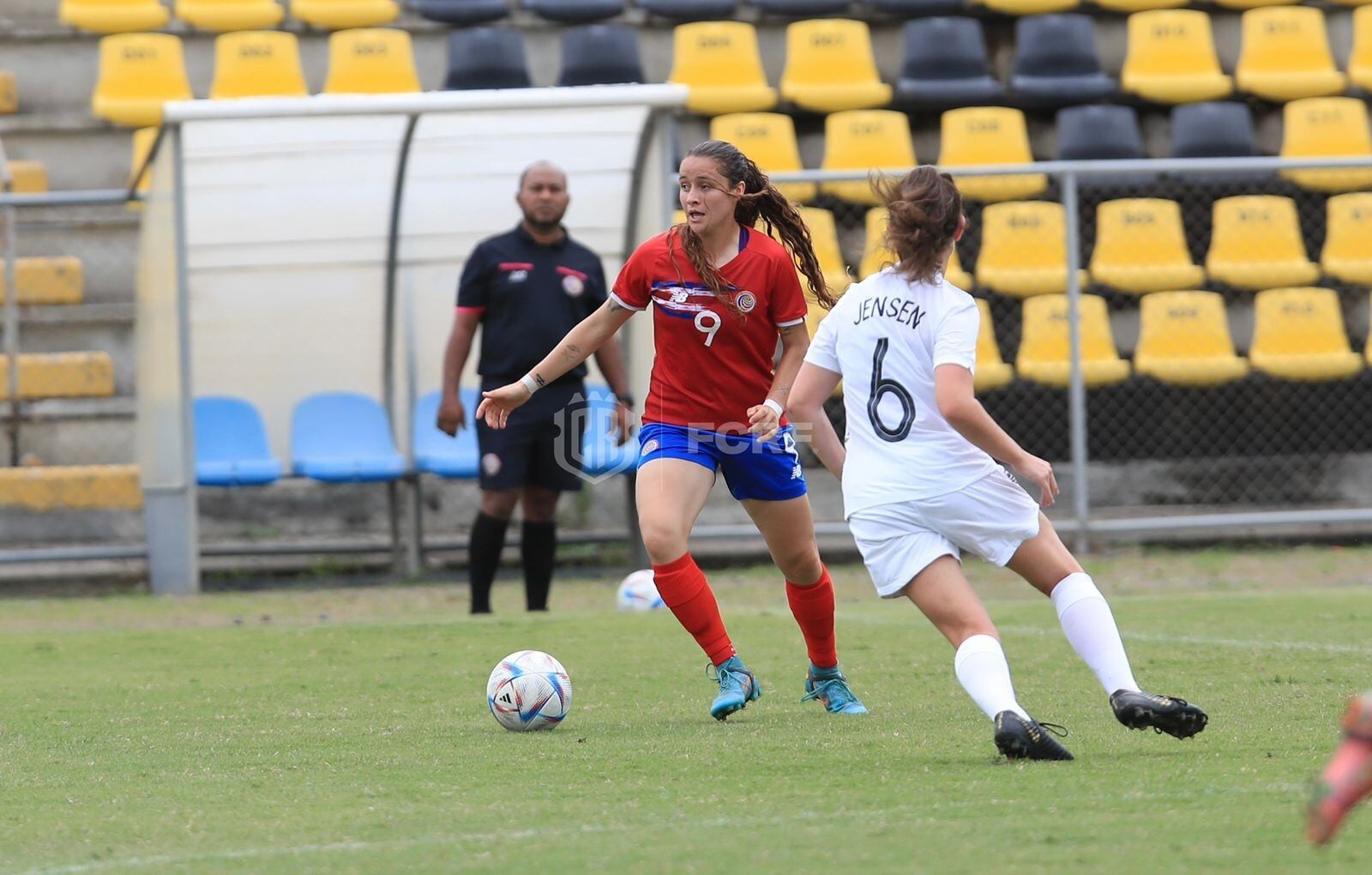 Fogueo de la selección sub-20 ante Nueva Zelanda. Prensa Fedefútbol.