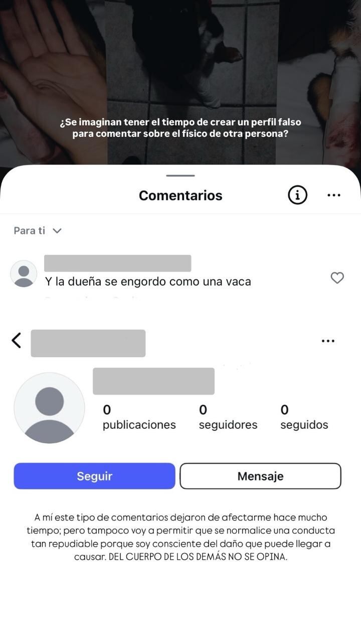 Un comentario bastante ingrato y fuera de lugar hizo explotar a la periodista Gloriana Casasola, quien le marcó la cancha a sus seguidores en caso de que a alguno se le ocurra escribirle algo como lo que la hizo enojar en las últimas horas.