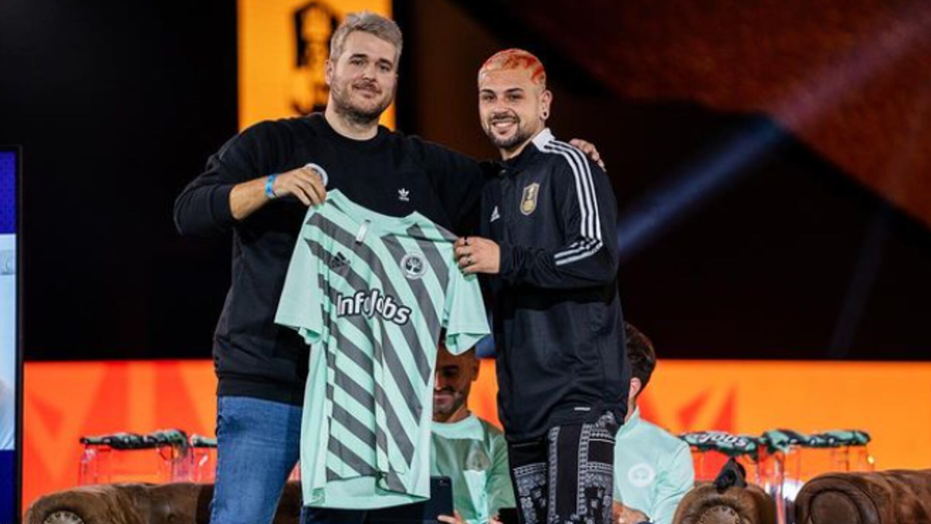 Perxitaa (izquierda) es el presidente de Los Troncos en la Kings League. Foto: Instagram