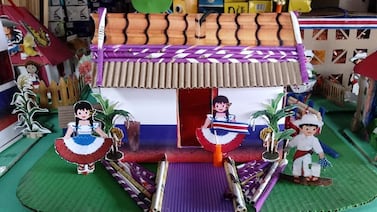 Abuelita convierte la basura en hermosos faroles que son verdaderas obras de arte