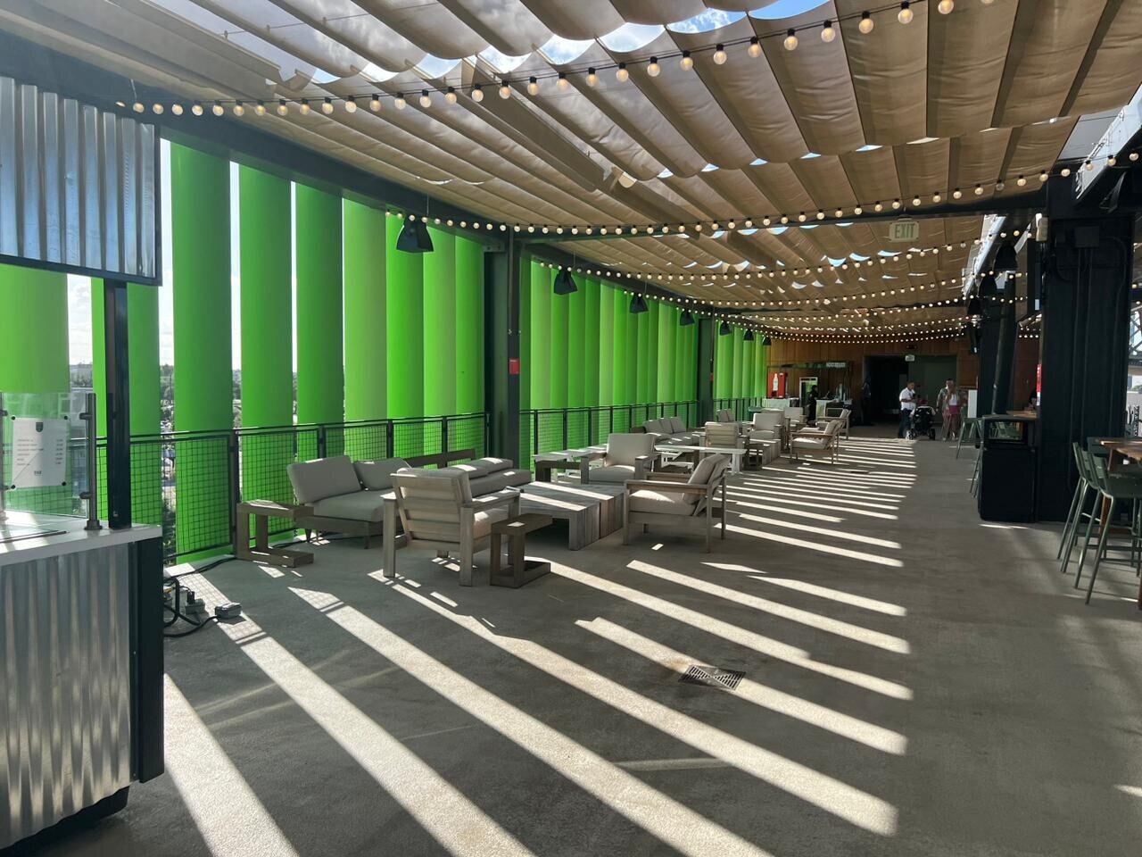 Mucho lujo en el estadio.