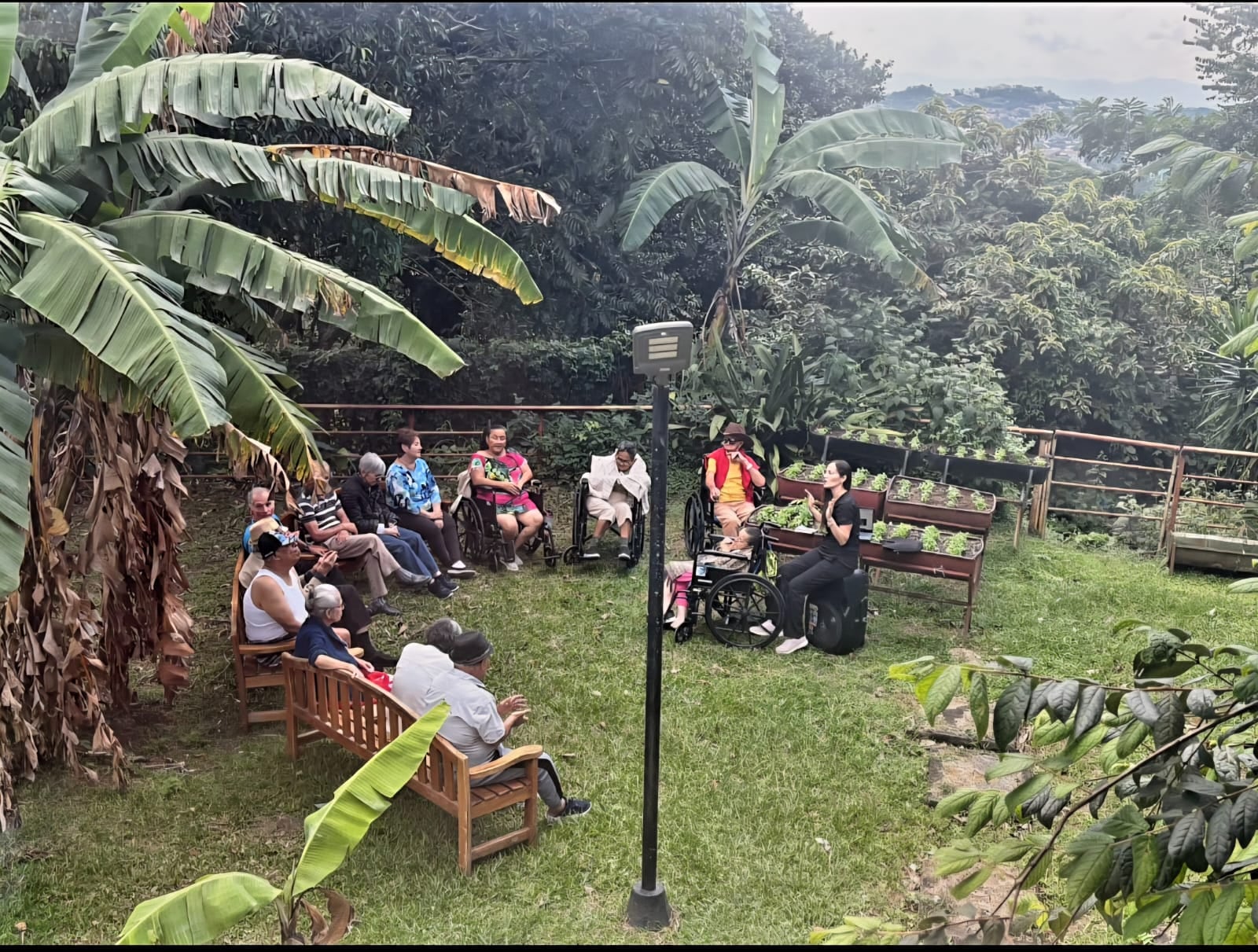 Maritza Sandi trabaja desde hace 10 años en el Hogar Magdala.