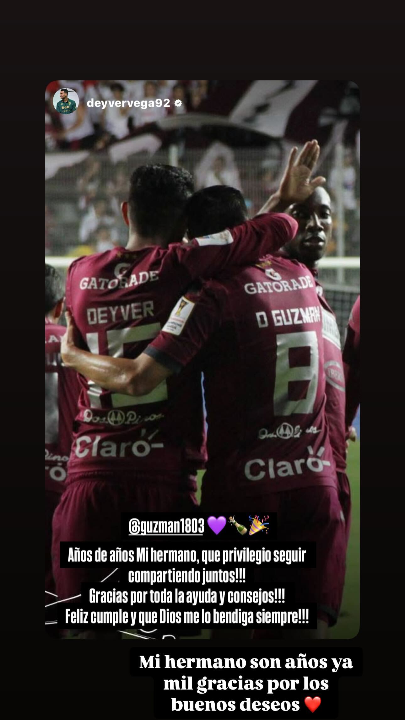 Cumpleaños de David Guzmán