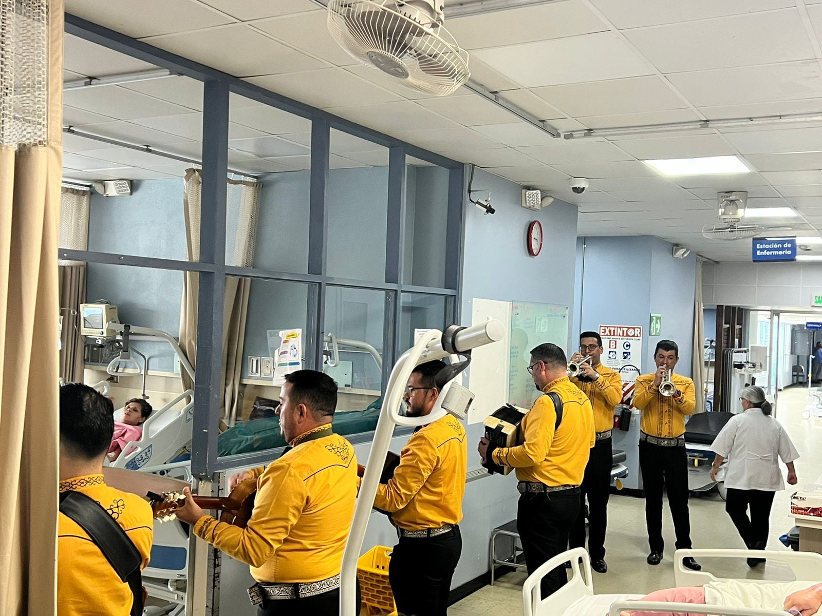 Los bebitos recién nacidos del hospital Escalante Pradilla de Pérez Zeledón se pusieron trajecito entero para darle tremenda serenata a sus mamitas.