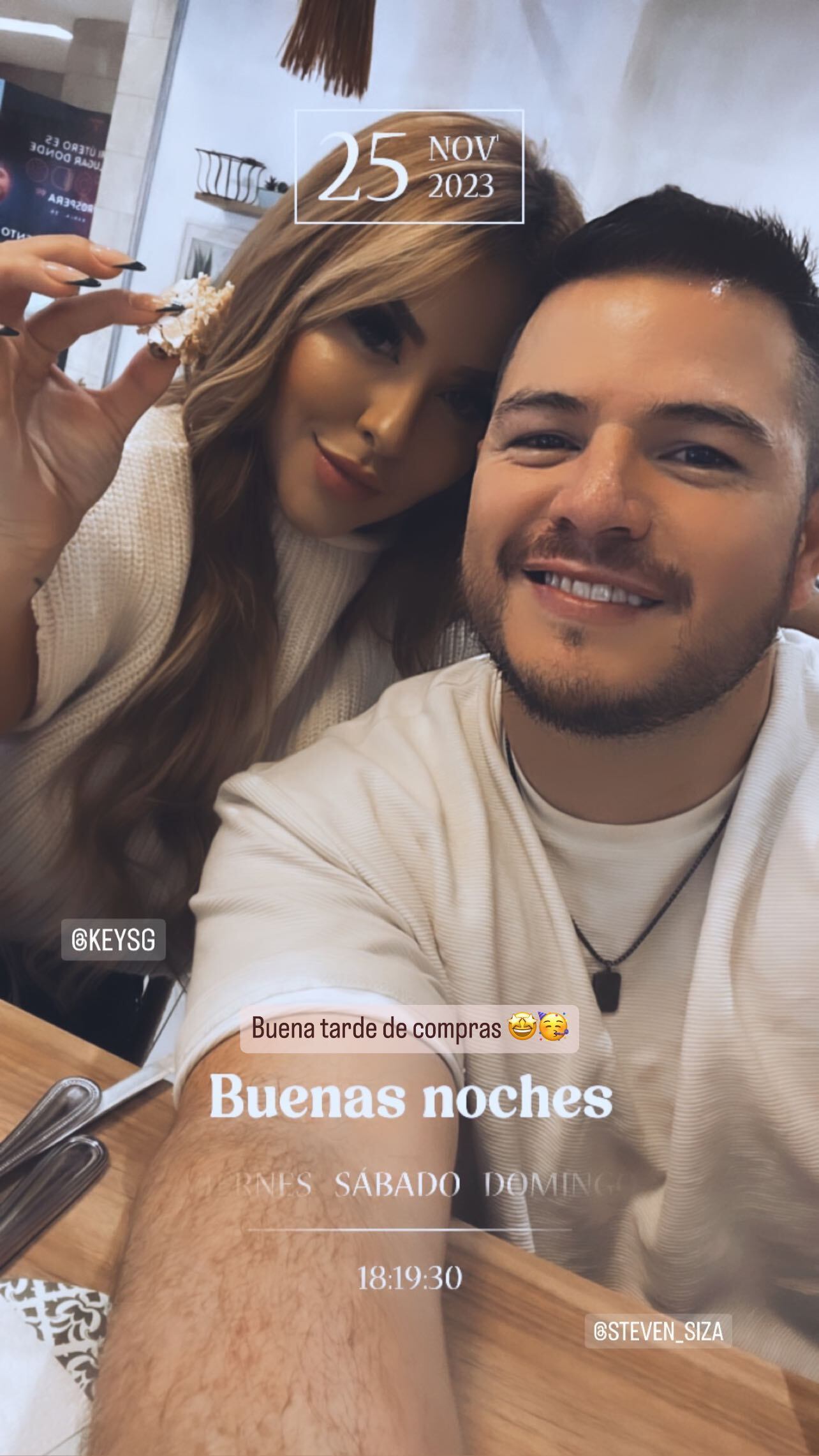 Keyla Sánchez y Alejandro Sequeira.