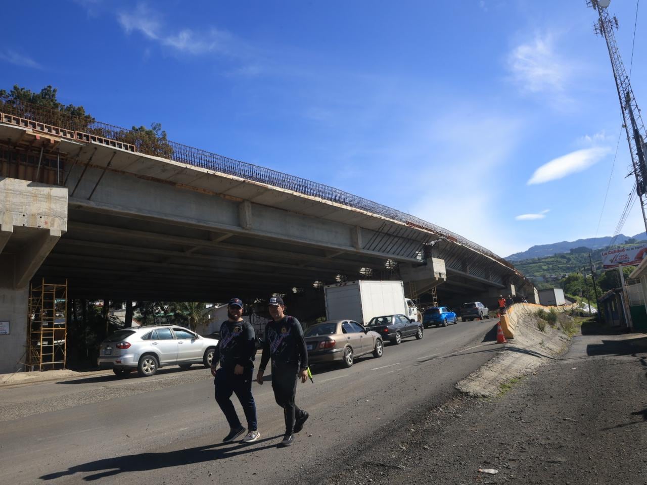 Romeros Mauricio y Andrés Monge también decidieron ir a la Basílica este sábado