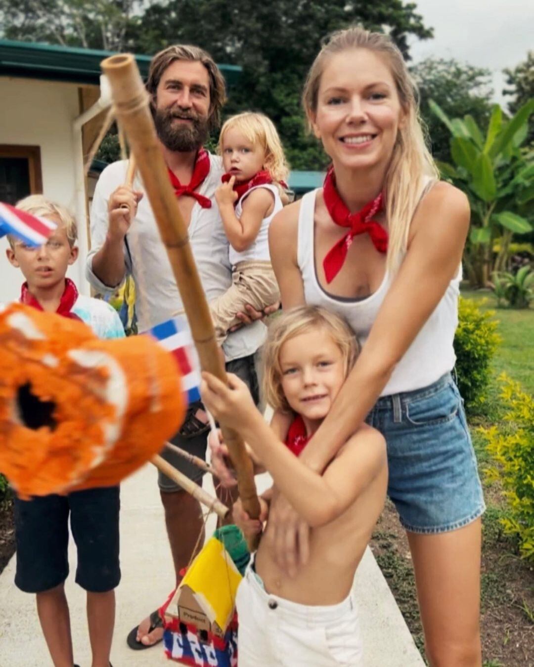 En enero pasado, María Kusk, su esposo e hijos hicieron maletas para empezar una nueva vida en Costa Rica.