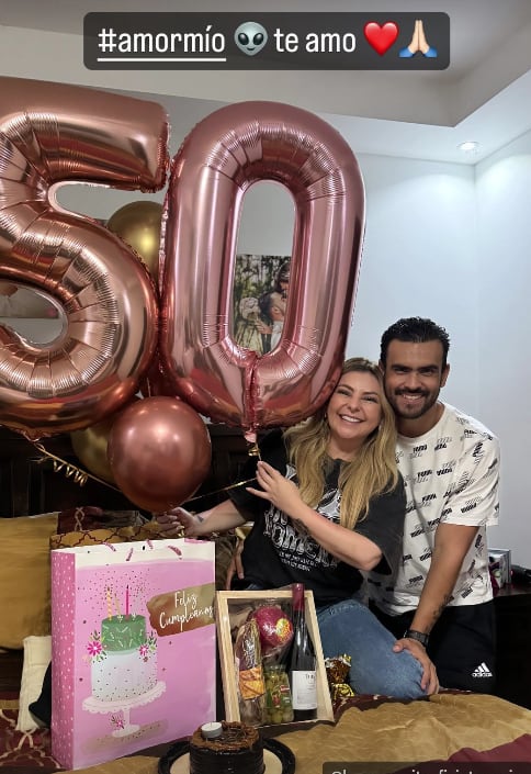 Glenda Peraza y su esposo Byron Garita