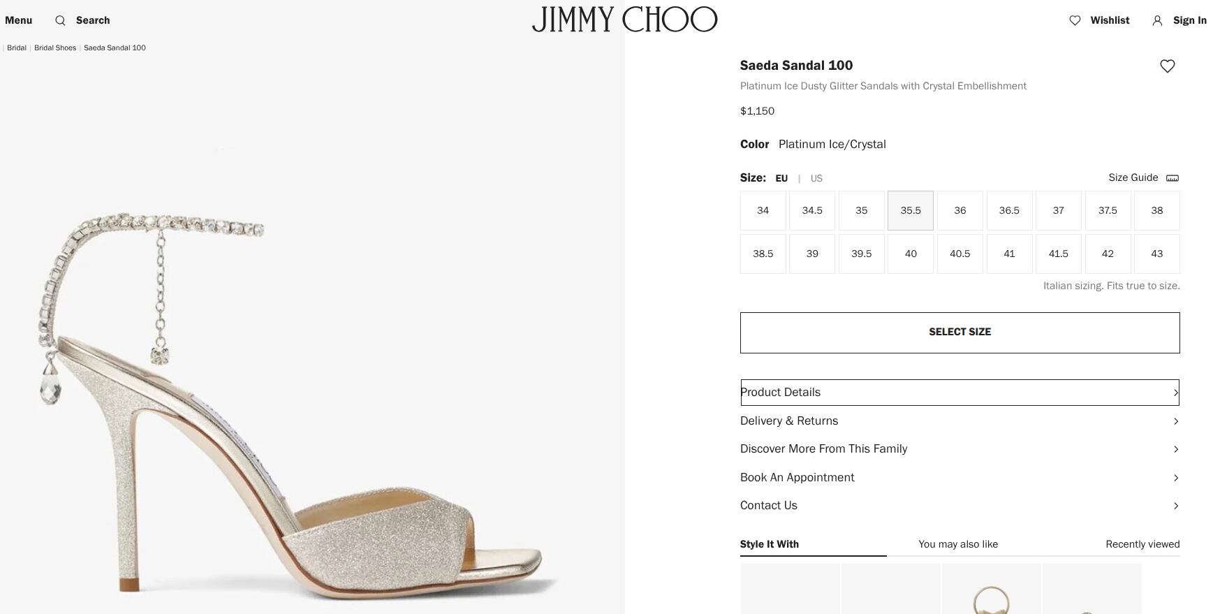 Shirley Álvarez llevó a su boda zapatos que cuestan un ojo de la cara