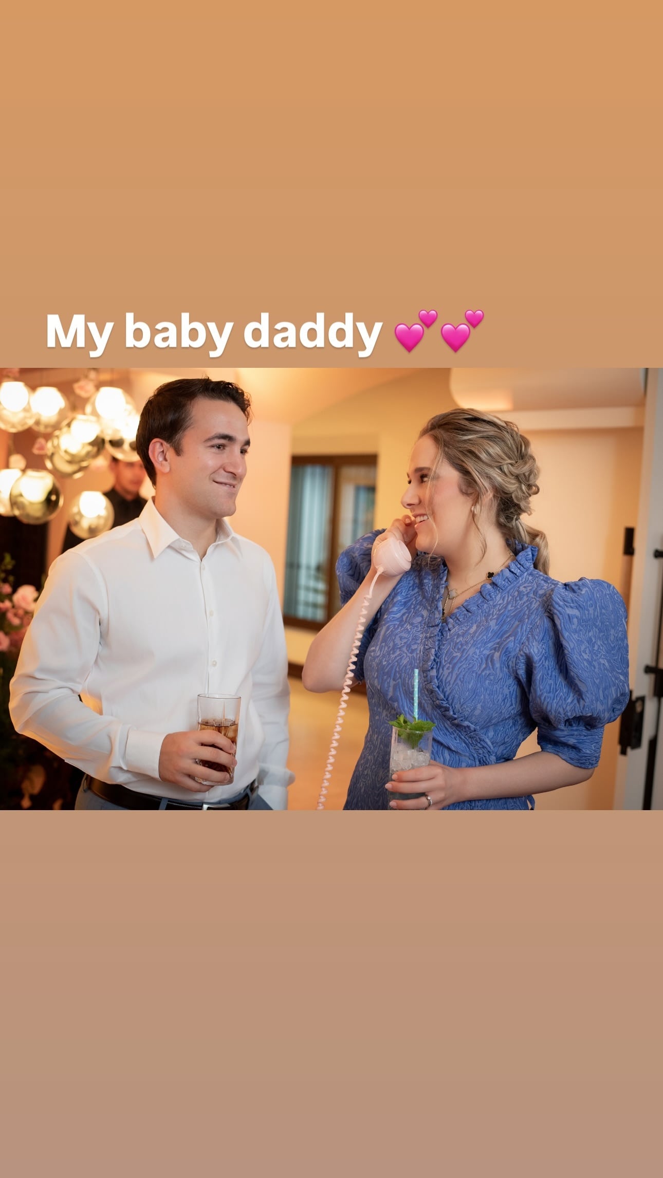 María Jesús Prada, familia Picado, baby shower