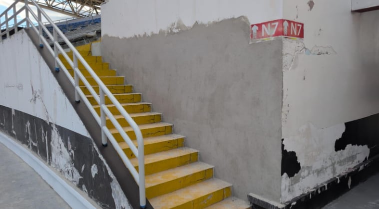 Mejoras en el estadio Nacional.