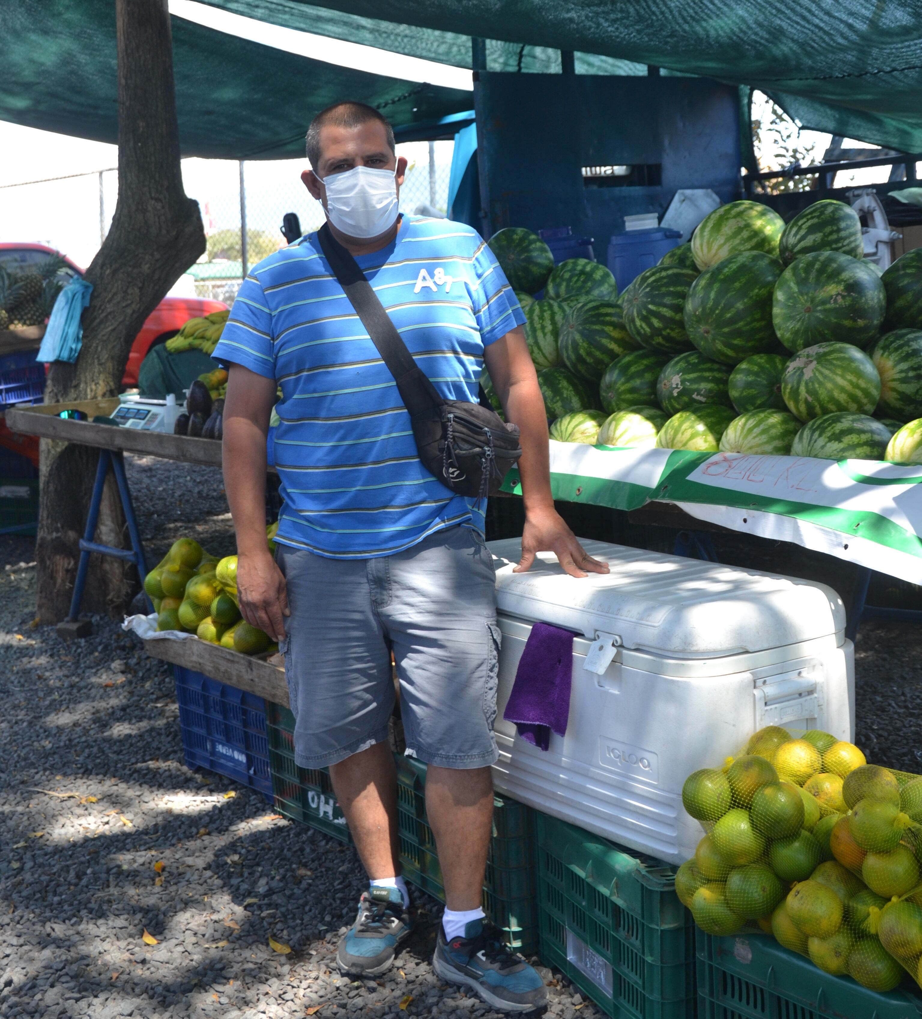 Ademar Espinoza, Ciruelas de Alajuela. Foto Shirley Vásquez.