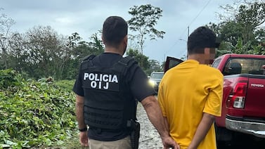 Detienen a joven de 20 años como sospechoso de homicidio en Nuevo Caribe de Cariari