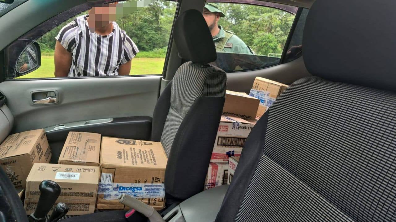 La Policía de Fronteras frenó este Jueves Santo el ingreso al país de un millonario cargamento de productos contrabandeados provenientes de Nicaragua, en el sector de México de Upala, en la frontera norte.