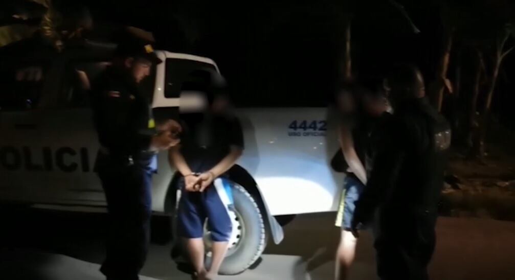 Ambos sospechosos cuentan con pasadas policiales. Foto MSP.