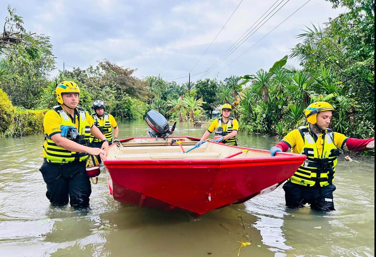 Inundaciones en Guanacaste por influencia indirecta de la tormenta Sara