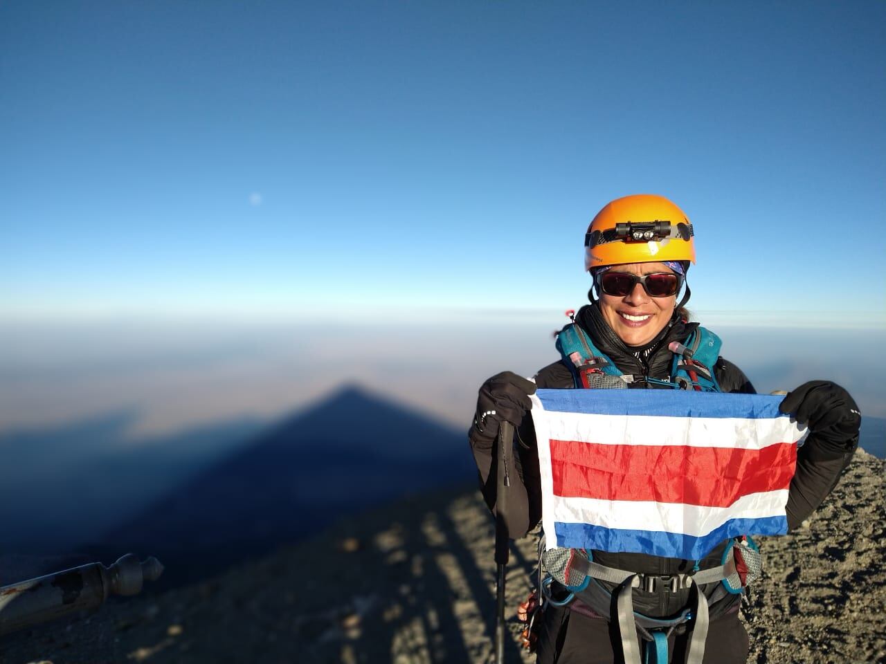 Ligia Madrigal quiere ser la primera mujer en llegar a la cima del Monte Everest. Cortesía.