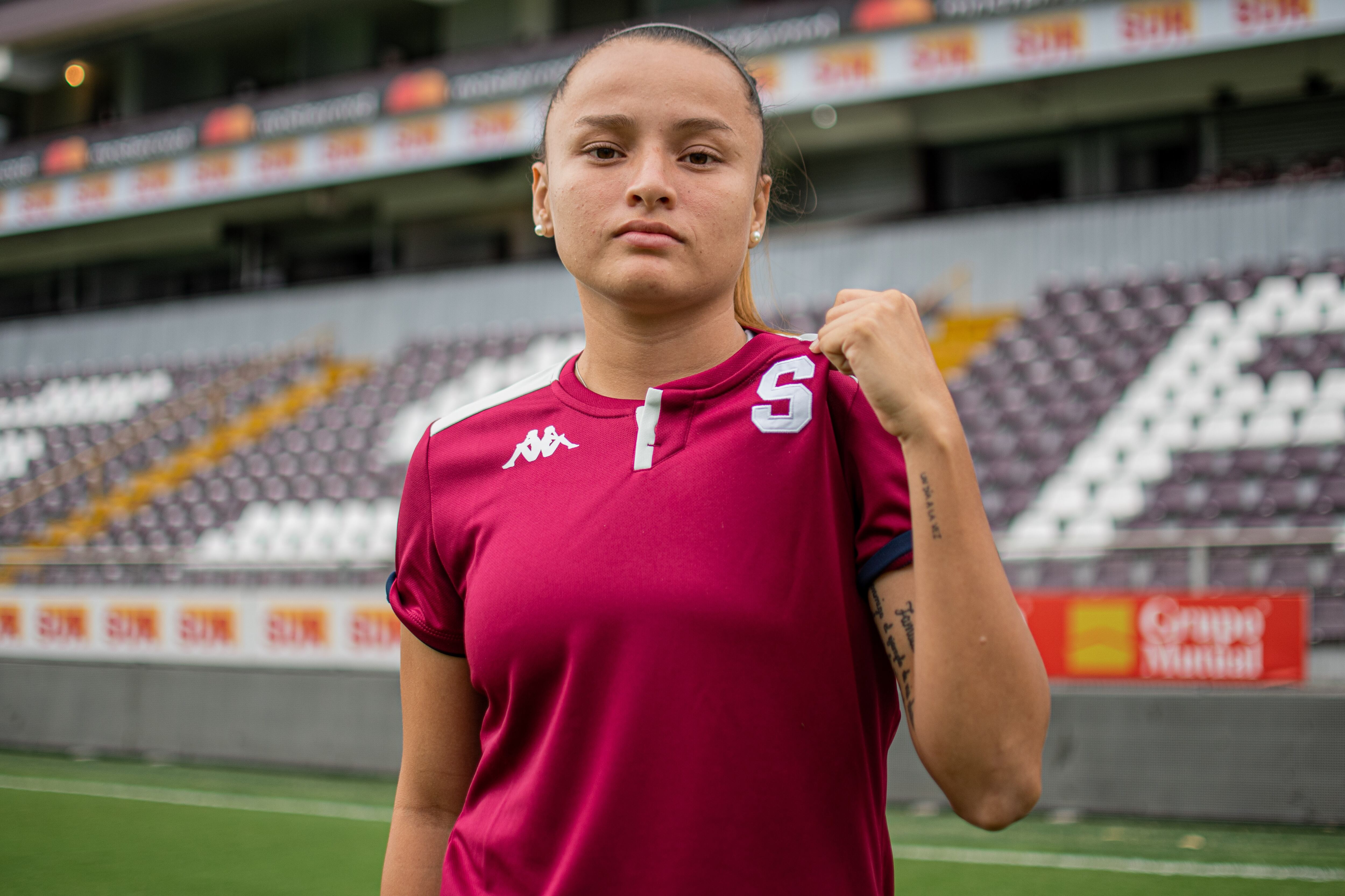 Yessenia Rivas, nueva delantera del Saprissa. Prensa Saprissa.