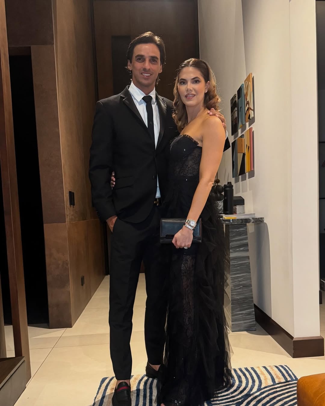 Carolina Jaikel y su esposo Brya Ruiz.