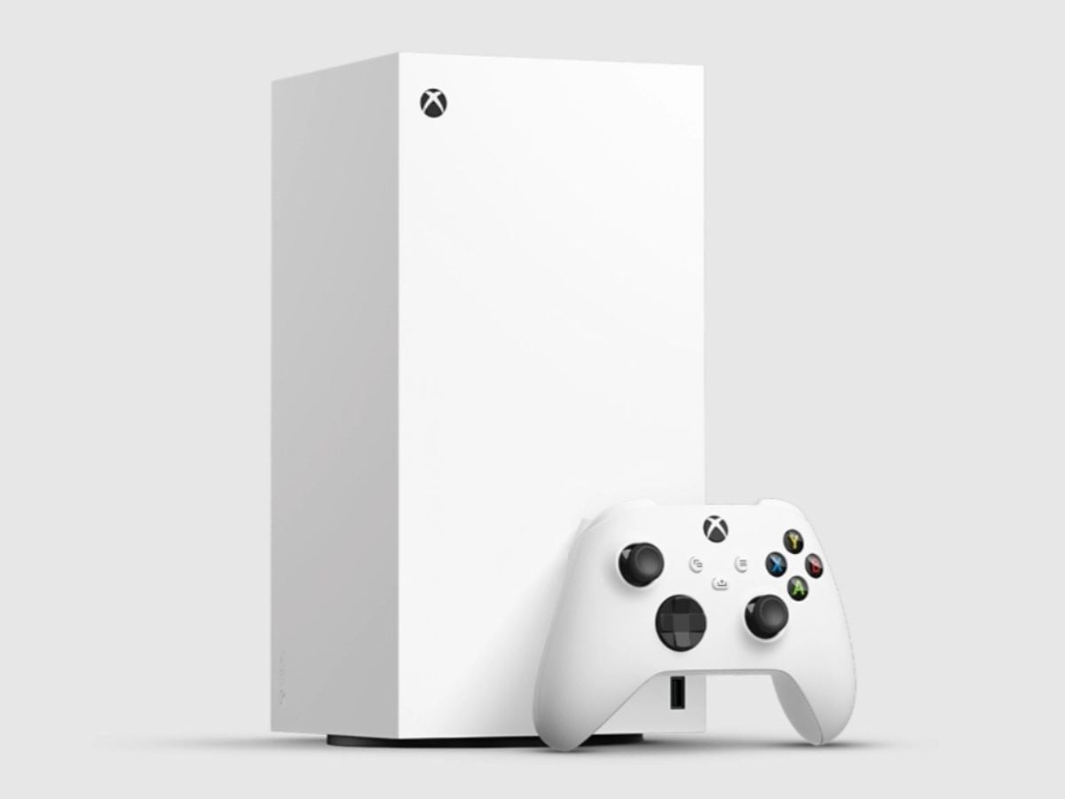 Esta versión en apariencia es igual al resto de consolas, pero no incluye la ranura para leer discos. Foto: Xbox.