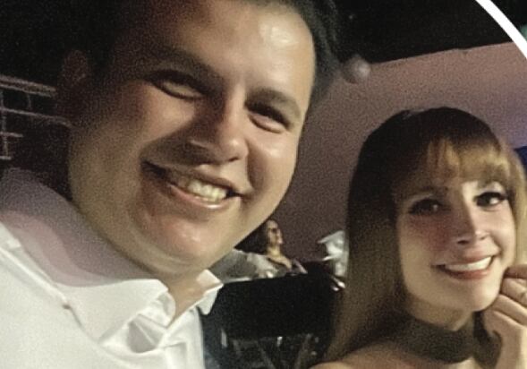 Imelda Tuñón, nuera de Maribel Guardia, con su aparente nuevo galán.