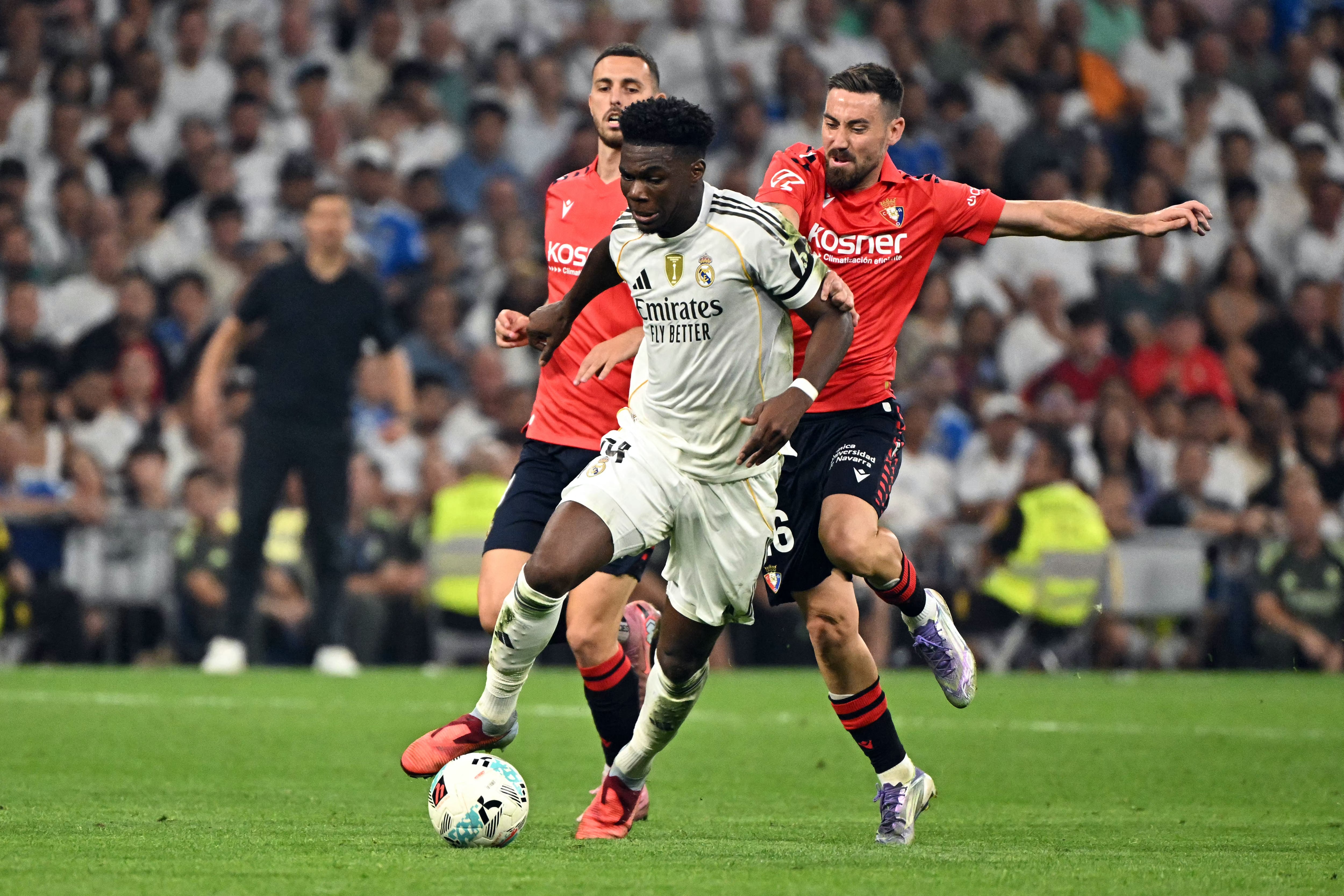 Real Madrid 1-0 Osasuna. AFP.