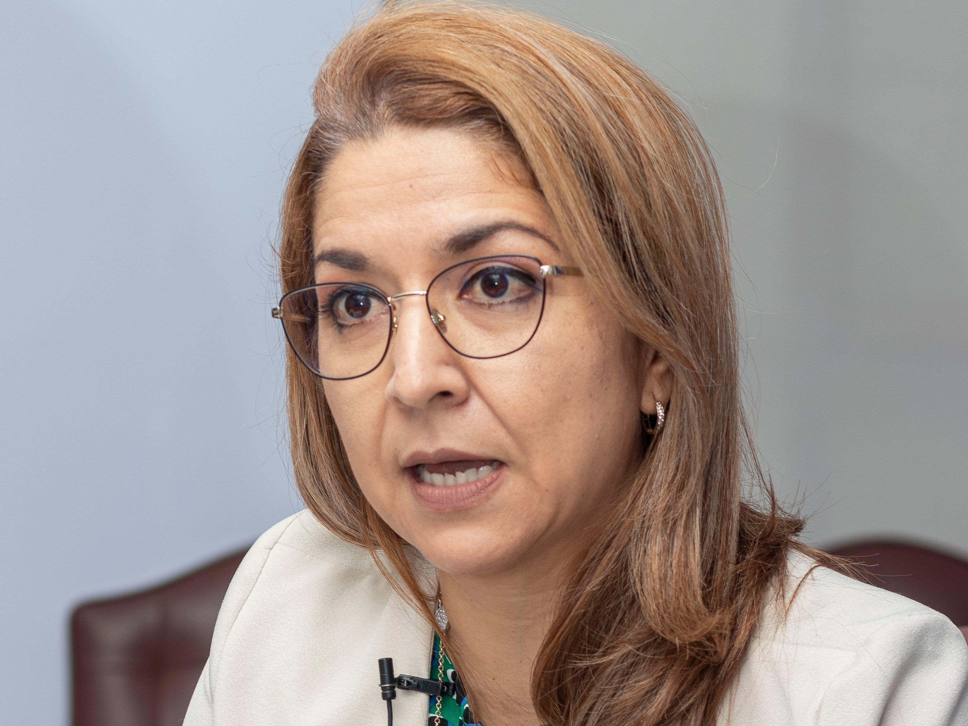 Mary Munive, ministra de Salud y segunda vicepresidenta de la República.