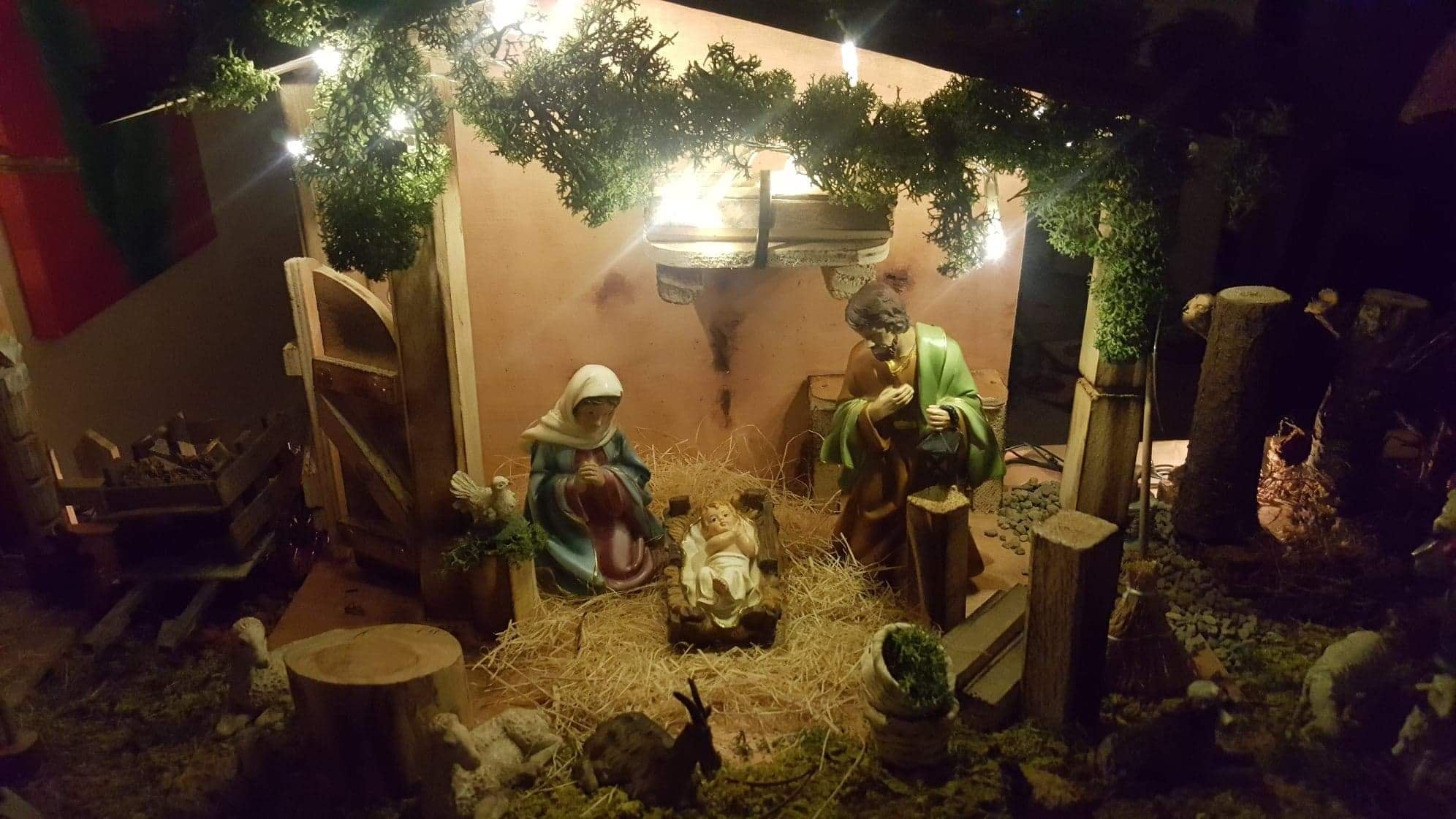 Luis Fajardo Marchena, quien tiene 45 años y no se aguantó las ganas de adornar desde ya su casa.