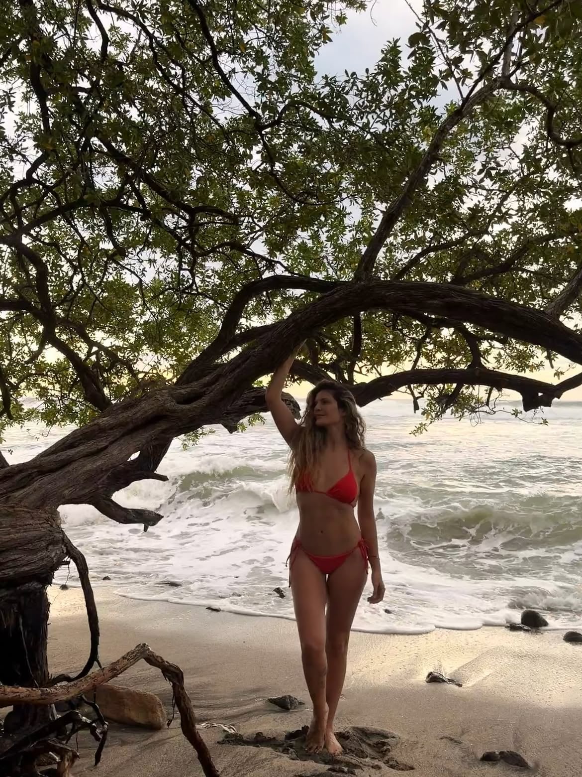 La actriz colombiana Mabel Moreno está disfrutando de unos días en Costa Rica