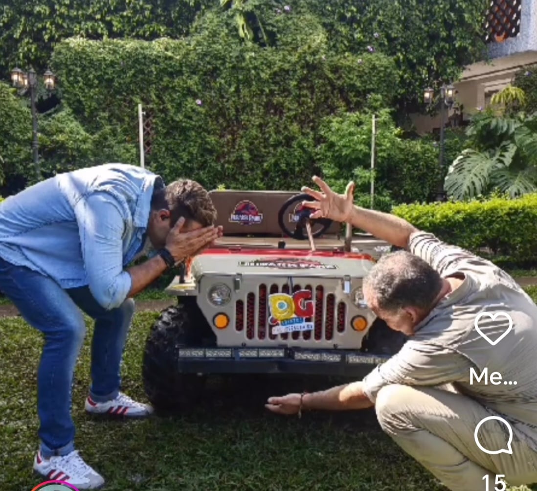 Ítalo Marenco chocó carro en Giros