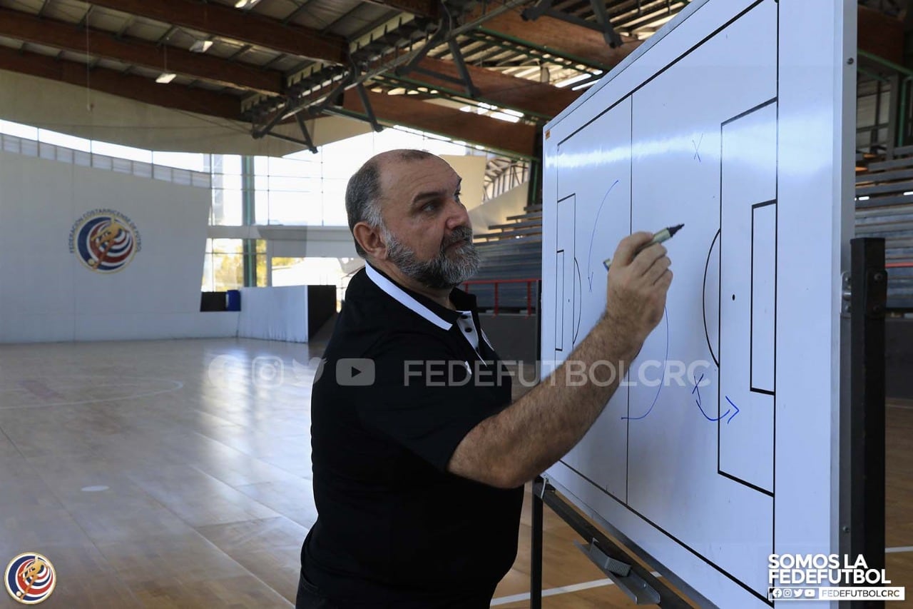 Carlos Quirós, técnico selección de futsala